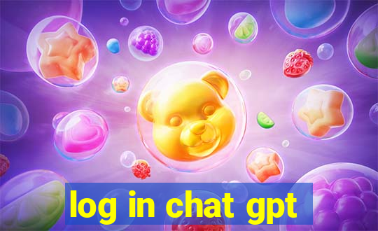 log in chat gpt